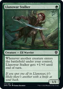 Llanowar Stalker, Dominaria United 171