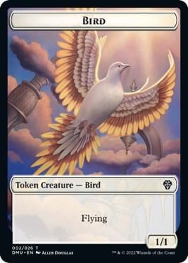 Bird (002) // Angel Double-Sided Token, Dominaria United 2 // 1