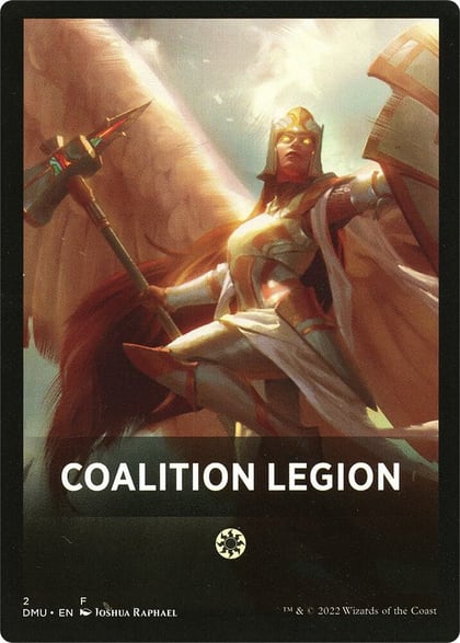 Coalition Legion Theme Card, Dominaria United 2