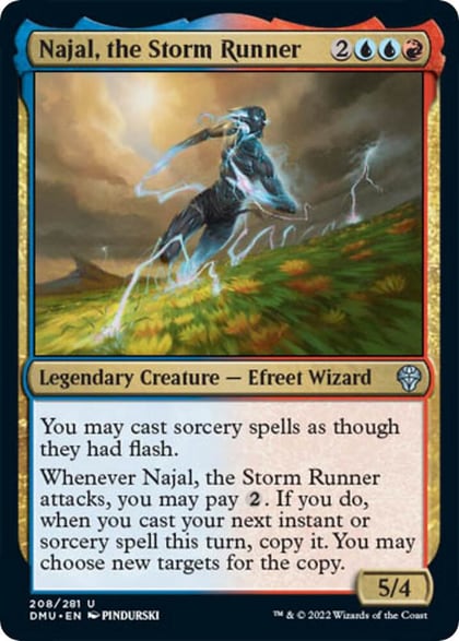 Najal, the Storm Runner, Dominaria United 208