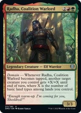 Radha, Coalition Warlord, Dominaria United 211