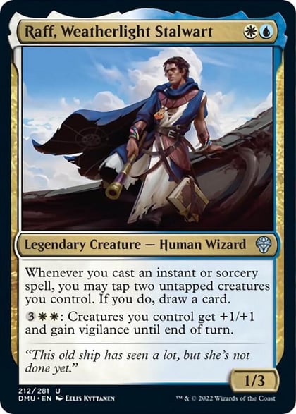 Raff, Weatherlight Stalwart, Dominaria United 212