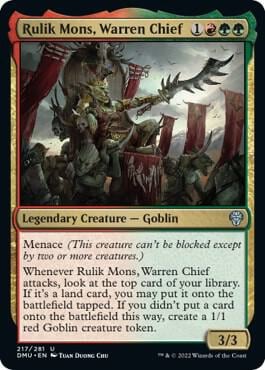 Rulik Mons, Warren Chief, Dominaria United 217