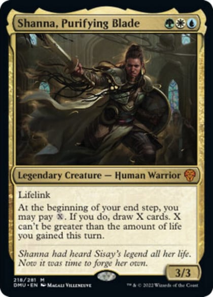 Shanna, Purifying Blade, Dominaria United 218