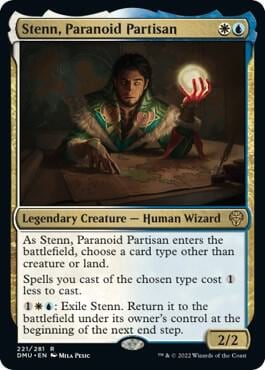 Stenn, Paranoid Partisan, Dominaria United 221