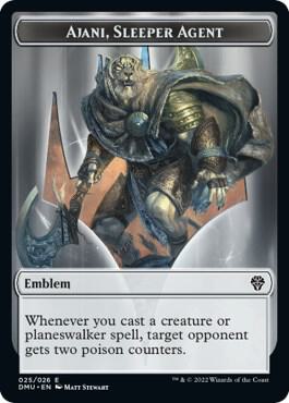 Emblem - Ajani, Sleeper Agent, Dominaria United 25