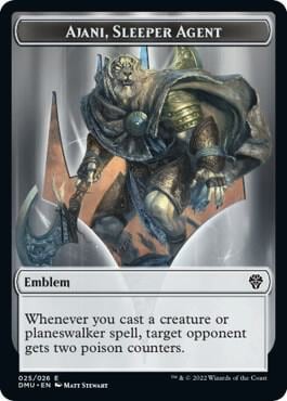 Emblem - Ajani, Sleeper Agent, Dominaria United 25