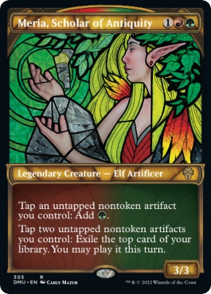 Meria, Scholar of Antiquity (Showcase), Dominaria United 305
