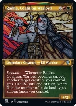 Radha, Coalition Warlord (Showcase), Dominaria United 310
