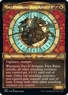 Tori D'Avenant, Fury Rider (Showcase), Dominaria United 322