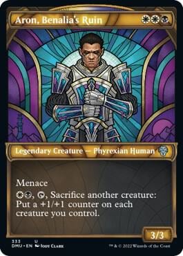 Aron, Benalia's Ruin (Textured Foil), Dominaria United 333