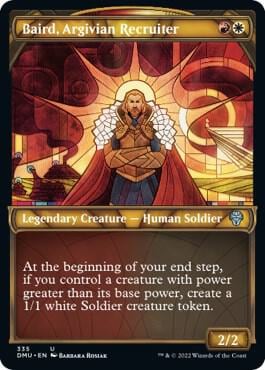 Baird, Argivian Recruiter (Textured Foil), Dominaria United 335