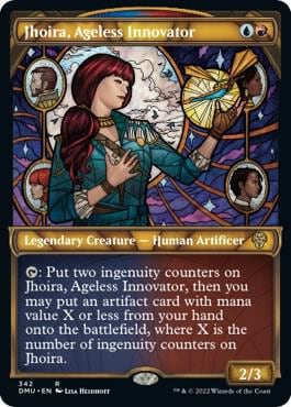 Jhoira, Ageless Innovator (Textured Foil), Dominaria United 342