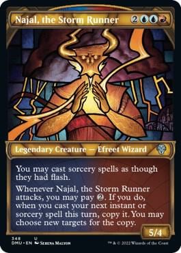 Najal, the Storm Runner (Textured Foil), Dominaria United 348
