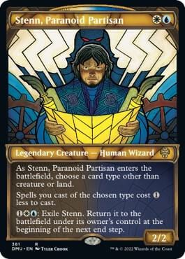 Stenn, Paranoid Partisan (Textured Foil), Dominaria United 361