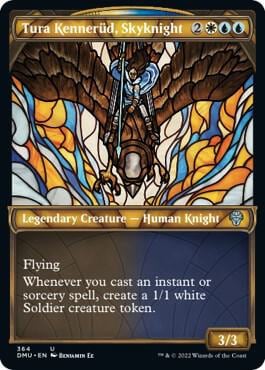 Tura Kennerud, Skyknight (Textured Foil), Dominaria United 364
