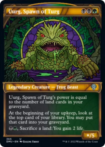 Uurg, Spawn of Turg (Textured Foil), Dominaria United 365