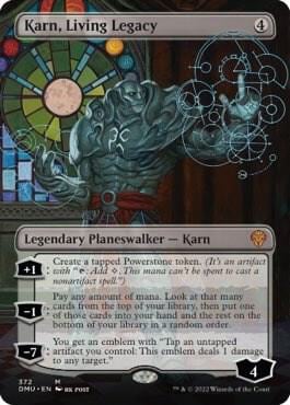 Karn, Living Legacy (Borderless), Dominaria United 372