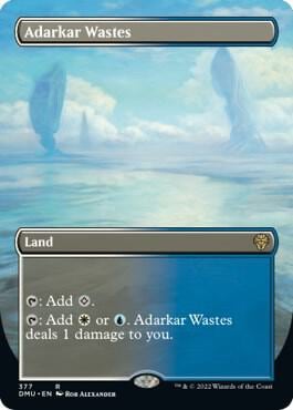 Adarkar Wastes (Borderless), Dominaria United 377