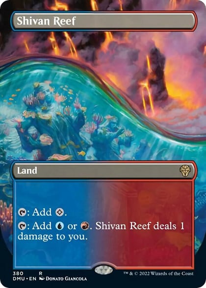 Shivan Reef (Borderless), Dominaria United 380
