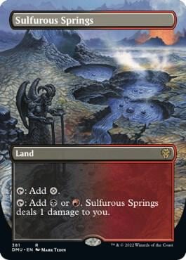 Sulfurous Springs (Borderless), Dominaria United 381