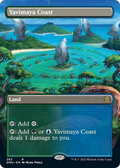 Yavimaya Coast (Borderless), Dominaria United 382