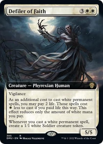 Defiler of Faith (Extended Art), Dominaria United 385