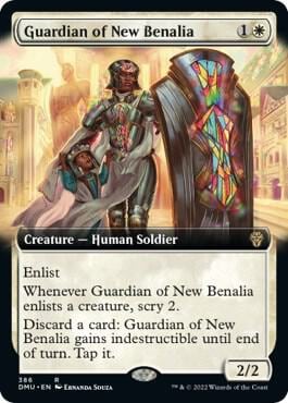 Guardian of New Benalia (Extended Art), Dominaria United 386