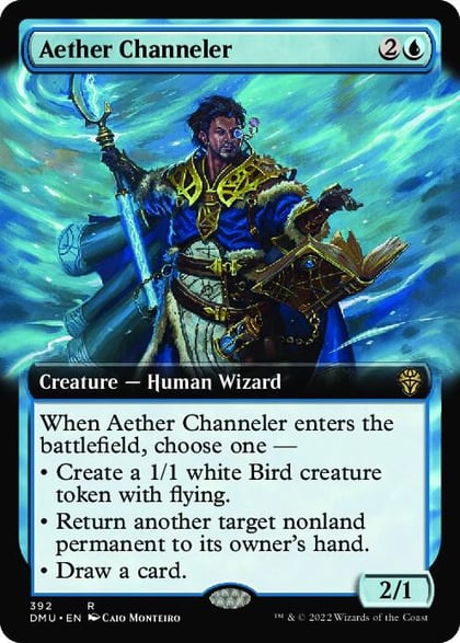 Aether Channeler (Extended Art), Dominaria United 392
