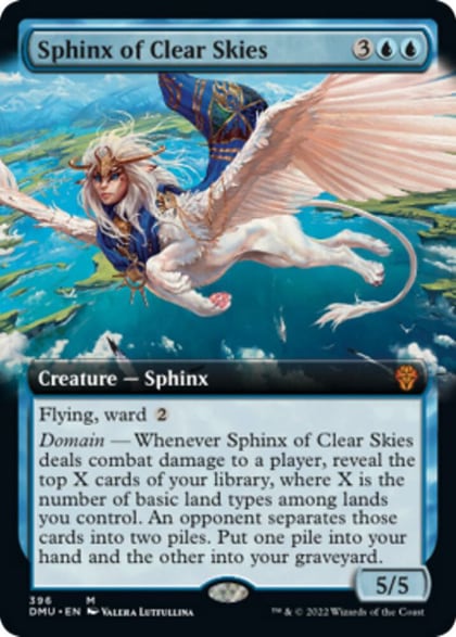 Sphinx of Clear Skies (Extended Art), Dominaria United 396