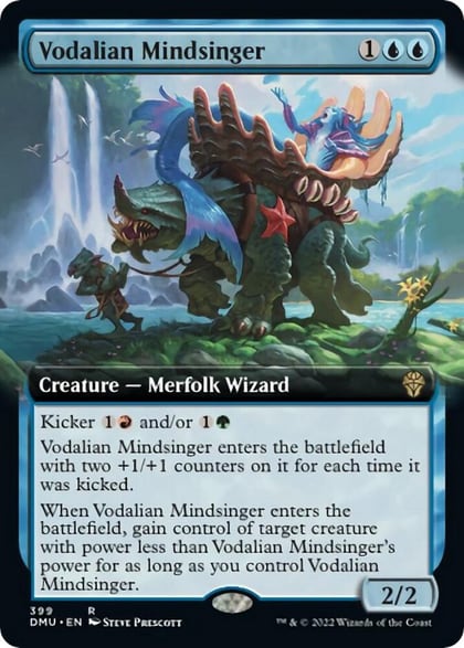 Vodalian Mindsinger (Extended Art), Dominaria United 399