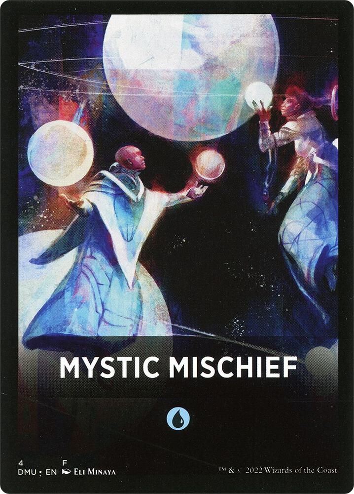 Mystic Mischief Theme Card, Dominaria United 4