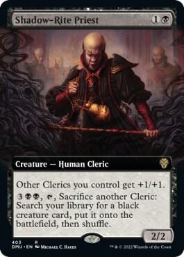 Shadow-Rite Priest (Extended Art), Dominaria United 403