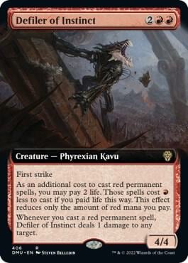 Defiler of Instinct (Extended Art), Dominaria United 406