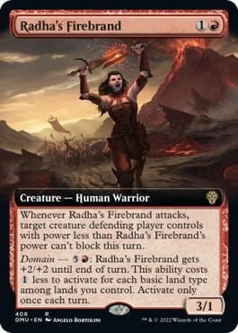 Radha's Firebrand (Extended Art), Dominaria United 408