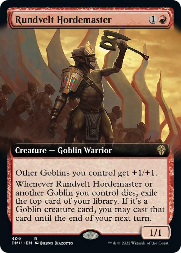 Rundvelt Hordemaster (Extended Art), Dominaria United 409