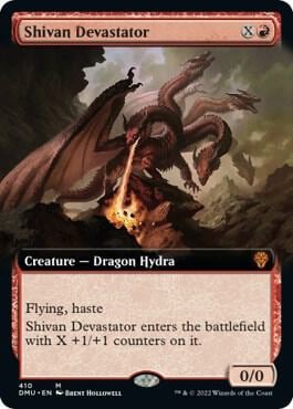 Shivan Devastator (Extended Art), Dominaria United 410