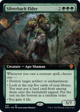 Silverback Elder (Extended Art), Dominaria United 418