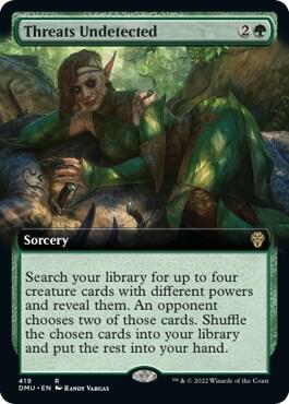 Threats Undetected (Extended Art), Dominaria United 419