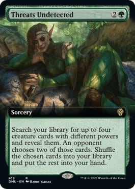 Threats Undetected (Extended Art), Dominaria United 419