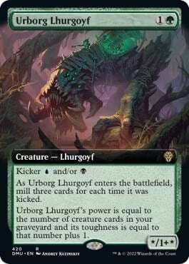 Urborg Lhurgoyf (Extended Art), Dominaria United 420