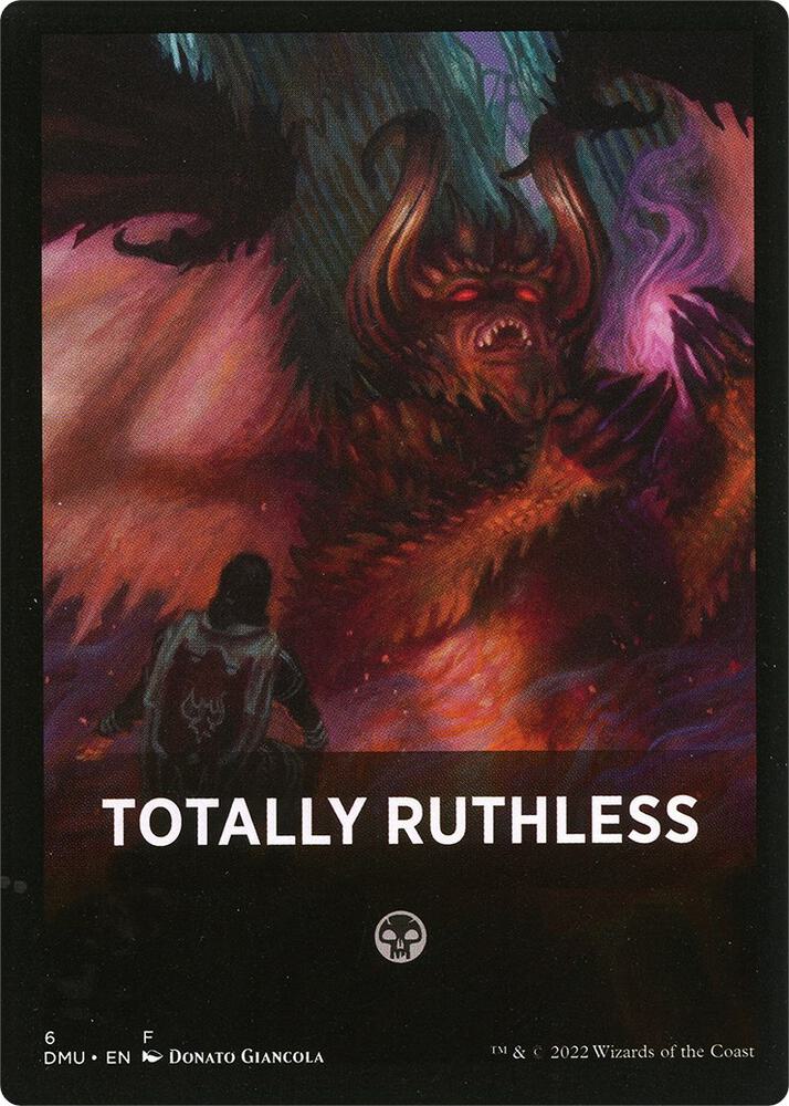 Totally Ruthless Theme Card, Dominaria United 6