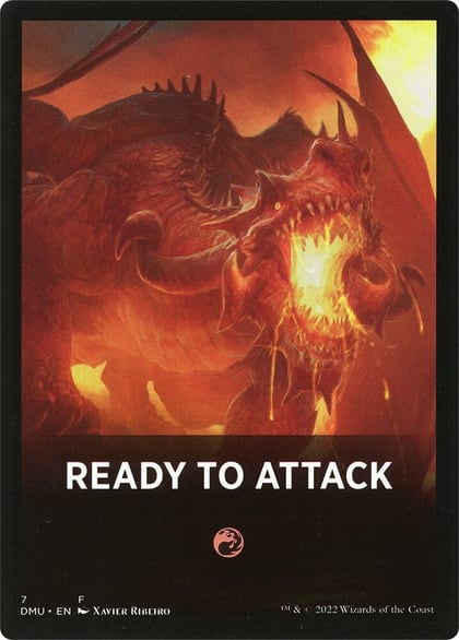 Ready to Attack Theme Card, Dominaria United 7