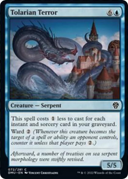 Tolarian Terror, Dominaria United 72