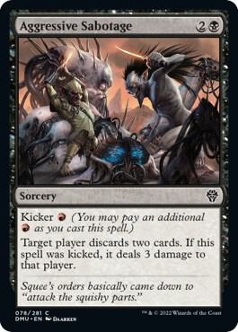 Aggressive Sabotage, Dominaria United 78