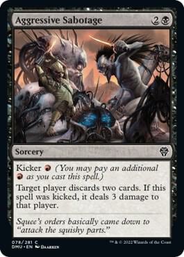 Aggressive Sabotage, Dominaria United 78