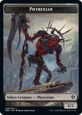 Phyrexian // Zombie Double-Sided Token, Dominaria United 8 // 9