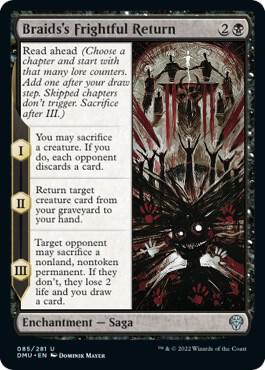Braids's Frightful Return, Dominaria United 85