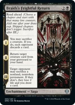 Braids's Frightful Return, Dominaria United 85