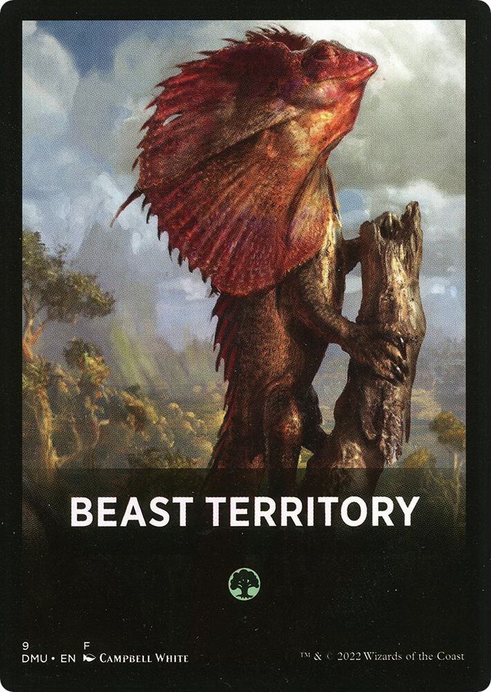 Beast Territory Theme Card, Dominaria United 9